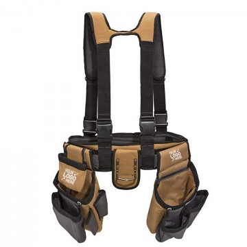 Durable Outdoor Tool Belt with Suspenders